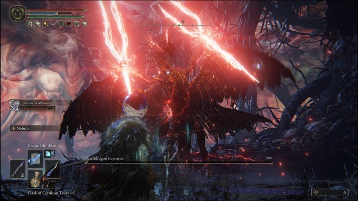 However, the most dangerous attack Fortissax has to offer is creating two red lightning bolts in each paw - Elden Ring: How to beat Lichdragon Fortissax? - Elden Ring: All bosses in Deeproot Depths - Elden Ring Guide