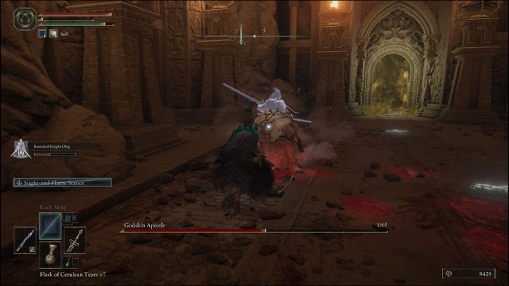 When it comes to melee attacks, the boss performs a short combo consisting of a few hits - in that case, let him attack and avoid incoming blows - Elden Ring: How to beat Godskin Apostle? - Elden Ring: All bosses in Caelid - Elden Ring Guide