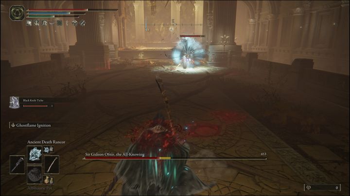 The most important thing in this fight is to avoid attacking too much, as you might get punished for it - Elden Ring: How to beat Sir Gideon Ofnir, the All-Knowing? - Elden Ring: All bosses in Leyndell, Ashen Capital - Elden Ring Guide
