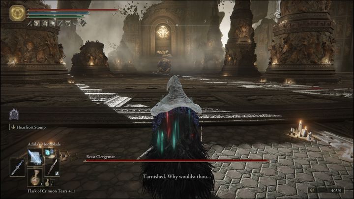 Before you do this, you use the spirit ashes, as the Beast Clergyman will slowly walk towards you - Elden Ring: How to beat Maliketh, the Black Blade? - Elden Ring: All bosses in Crumbling Farum Azula - Elden Ring Guide