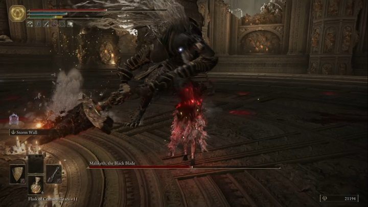 When you deplete half of your opponent's HP, a second, much more difficult phase of the fight will begin - Elden Ring: How to beat Maliketh, the Black Blade? - Elden Ring: All bosses in Crumbling Farum Azula - Elden Ring Guide