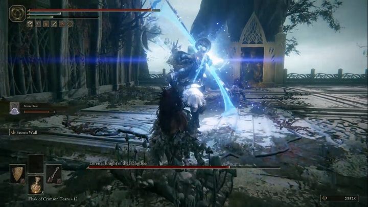 The opponent can use his magic bow, even before you deplete half of his HP - Elden Ring: How to beat Loretta, Knight of the Haligtree? - Elden Ring: All bosses in Miquellas Haligtree - Elden Ring Guide