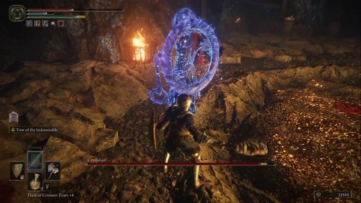 Crystals can have almost all negative statuses (except bleeding), which can make the battle a bit faster if you combine them with heavy attacks - Elden Ring: How to beat Crystalian? - Elden Ring: All bosses in Liurnia of the Lakes - Elden Ring Guide