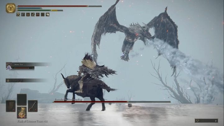 and perform another strike - Elden Ring: How to beat Borealis, the Frozen Fog? - Elden Ring: All bosses in Mountaintops of the Giants - Elden Ring Guide