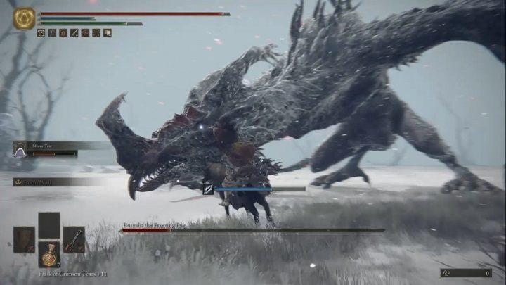 The most sensitive part of a dragon's body is its head - Elden Ring: How to beat Borealis, the Frozen Fog? - Elden Ring: All bosses in Mountaintops of the Giants - Elden Ring Guide