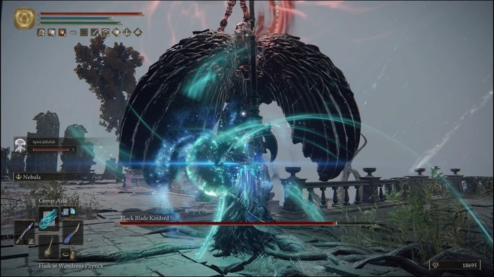 When the Black Blade Kindred leaves, change your fighting style and spells - Elden Ring: How to beat Black Blade Kindred? - Elden Ring: All bosses in Greyoll Dragonbarrows - Elden Ring Guide