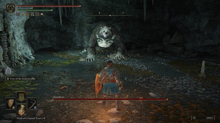 Outside of its maw attack, most of Runebear's attacks work over a specific area - Elden Ring: How to beat Runebear? - Elden Ring: All bosses in Weeping Peninsula - Elden Ring Guide