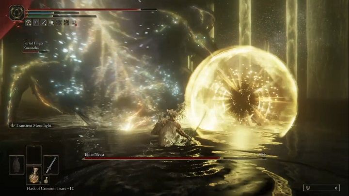 However, when you notice that a ball of holy energy is gathering at the hand of the Elden Beast, it means that it will try to grab you - Elden Ring: How to beat Radagon of the Golden Order, Elden Beast? - Elden Ring: All bosses in Leyndell, Ashen Capital - Elden Ring Guide