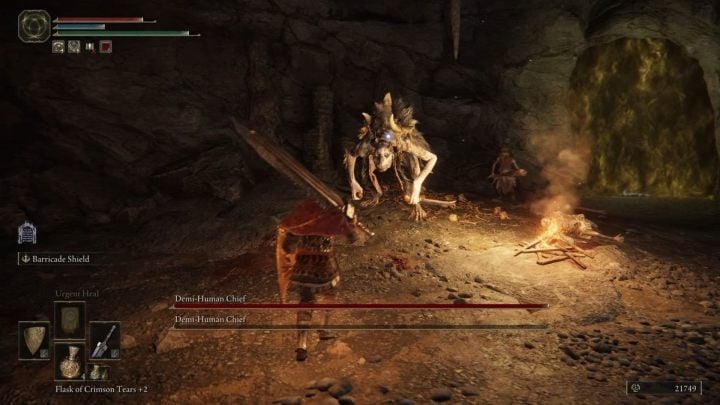 While passing through the Groveside Cave, you will encounter many hostile demi-humans - Elden Ring: How to reach Church of Dragon Communion? - Elden Ring: FAQ - Elden Ring Guide