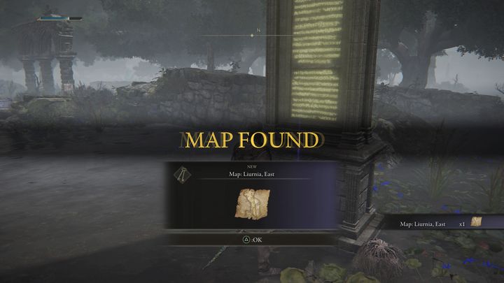 Maps are always located next to large, inscribed stone blocks - Elden Ring: Useful information about the map - Elden Ring: Basics - Elden Ring Guide