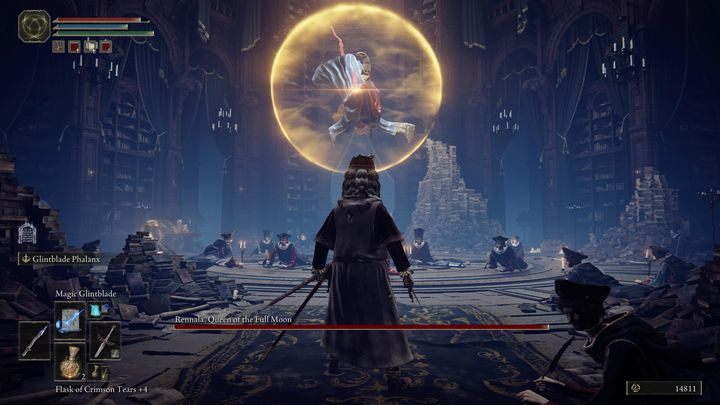 It may seem absurd, but to fight Rennala, you should have as many bottles of Crimson Tears as possible and as few Cerulean Tears as possible - Elden Ring: How to beat Rennala, Queen of the Full Moon? - Elden Ring: All bosses in Liurnia of the Lakes - Elden Ring Guide