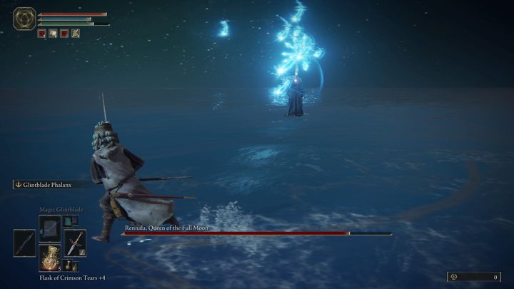 When Rennala is jumping away from you, she can create a number of magic projectiles that have good tracking - Elden Ring: How to beat Rennala, Queen of the Full Moon? - Elden Ring: All bosses in Liurnia of the Lakes - Elden Ring Guide