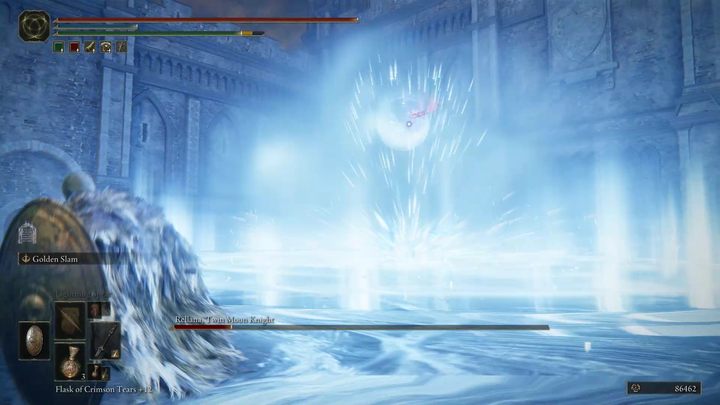 At the end of the fight, Rellana will float in the air and summon two moons - Shadow of the Erdtree: How to defeat Rellana, Twin Moon Knight? - Shadow of the Erdtree: Main bosses - Elden Ring Guide