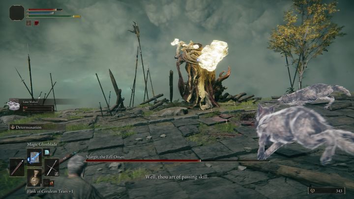 Remember to cast your spells when the boss is attacking the wolves - Elden Ring: How to beat Margit The Fell Omen? - Elden Ring: All bosses in Stormhill - Elden Ring Guide