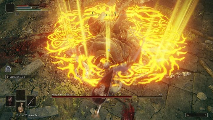 In the first phase, Margit mainly uses his sword - you can block most of his attacks with a shield without taking any damage - Elden Ring: How to beat Margit The Fell Omen? - Elden Ring: All bosses in Stormhill - Elden Ring Guide