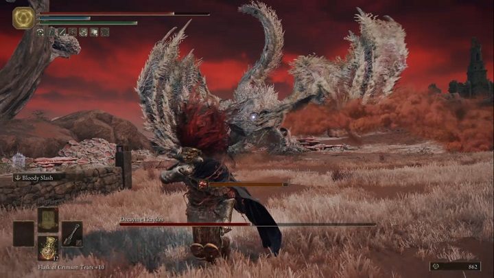 Moving away from the enemy, however, carries the risk that in a moment he will start to breathe rotting breath - Elden Ring: How to beat Decaying Ekzykes? - Elden Ring: All bosses in Caelid - Elden Ring Guide