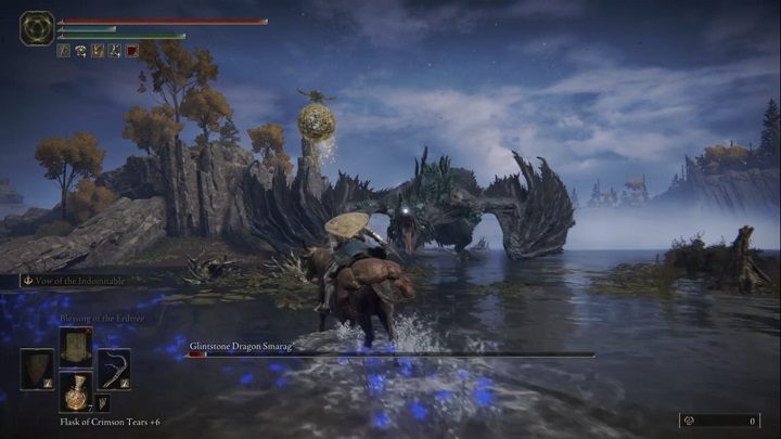 A weapon placing a negative effect will be useful - Elden Ring: How to beat Glinstone Dragon Smarag? - Elden Ring: All bosses in Liurnia of the Lakes - Elden Ring Guide