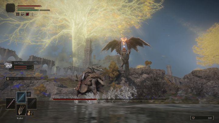 The boss is keen on taking to the air - Elden Ring: How to beat Flying Dragon Agheel? - Elden Ring: All bosses in Limgrave - Elden Ring Guide