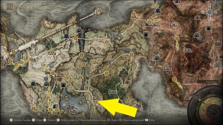 You will meet the Mad Pumpkin Head for the first time in Limgrave, and more specifically in Waypoint Ruins - Elden Ring: How to beat Mad Pumpkin Head? - Elden Ring: All bosses in Limgrave - Elden Ring Guide