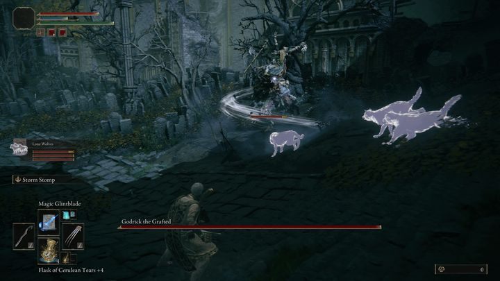However, if you don't have ashes that summon a single, stronger ally, you can use wolves to keep Godrick busy for a moment - Elden Ring: How to beat Godrick the Grafted? - Elden Ring: All bosses in Stormhill - Elden Ring Guide