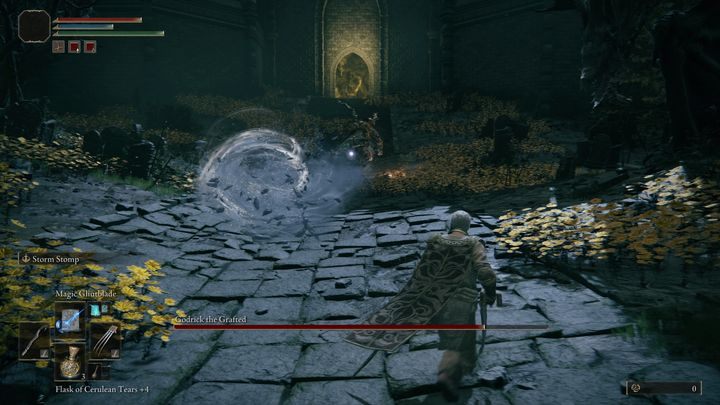 Although playing a mage should encourage players to keep their distance, in the case of fighting Godrick, the best possible solution is to keep mid-range instead of fighting from far away - Elden Ring: How to beat Godrick the Grafted? - Elden Ring: All bosses in Stormhill - Elden Ring Guide