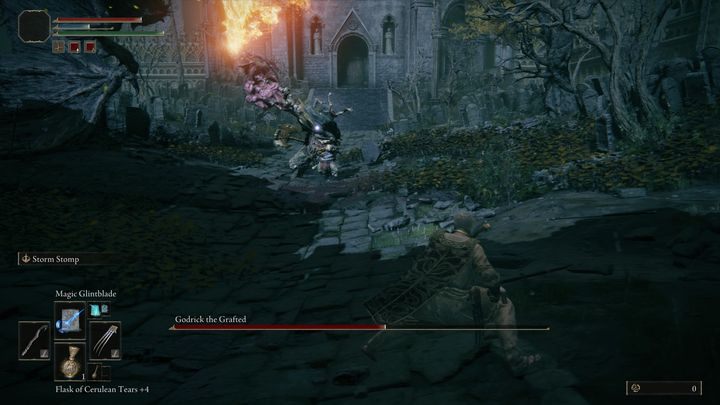 After kneeling down and cutting off one of his hands, you will watch a cut-scene - Elden Ring: How to beat Godrick the Grafted? - Elden Ring: All bosses in Stormhill - Elden Ring Guide