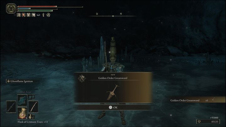 For defeating the last version of the boss located in the Consecrated Snowfield, you will receive his weapon, the Golden Order Greatsword and 93,000 Runes - Elden Ring: How to beat Leonine Misbegotten? - Elden Ring: All bosses in Weeping Peninsula - Elden Ring Guide