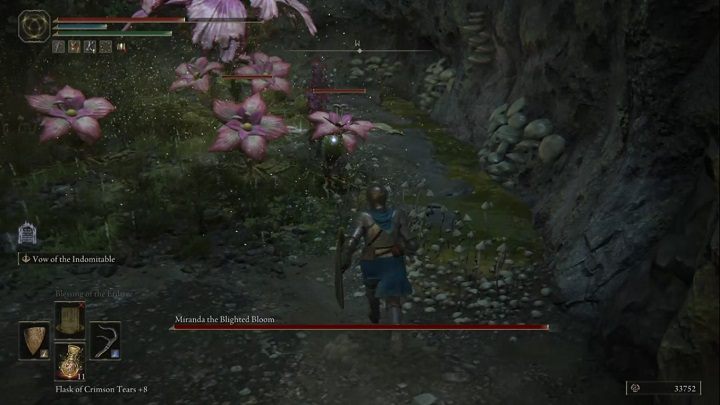 Consider starting the fight with eliminating her aides - Elden Ring: How to beat Miranda, the Blighted Bloom? - Elden Ring: All bosses in Weeping Peninsula - Elden Ring Guide