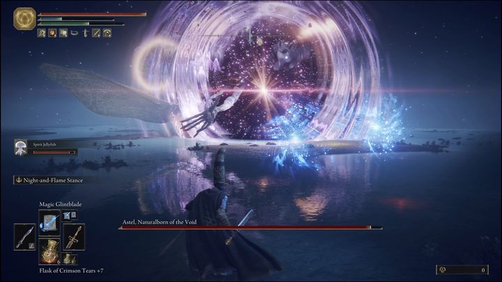 When teleporting, take advantage of the moment to heal yourself or restore your mana - Elden Ring: How to beat Astel, Naturalborn of the Void? - Elden Ring: All bosses in Lake of Rot - Elden Ring Guide