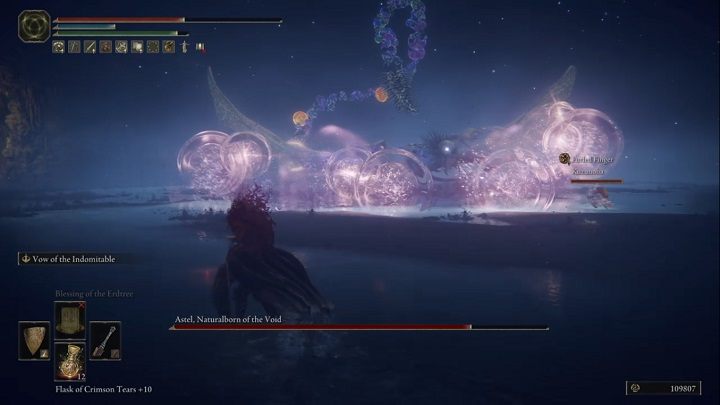 The enemy will also spread magic dust, which will then explode where it hit the ground - Elden Ring: How to beat Astel, Naturalborn of the Void? - Elden Ring: All bosses in Lake of Rot - Elden Ring Guide