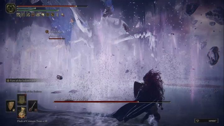 You may also notice that sometimes your opponent will tense up and the small stones around him will float upwards - Elden Ring: How to beat Astel, Naturalborn of the Void? - Elden Ring: All bosses in Lake of Rot - Elden Ring Guide