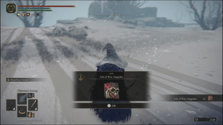 This ash is found in the northern part of Freezing Lake - Elden Ring: Ashes of War and Spirit Ashes (Mountaintops of the Giants) - list of all - Elden Ring: Mountaintops of the Giants region - Elden Ring Guide