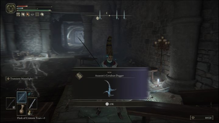 For defeating the second version of the boss, located in Liurnia of the Lakes, you will receive the Assassin's Cerulean Dagger, the Black Knifeprint and 1600 Runes - Elden Ring: How to beat Black Knife Assassin in Altus Plateau? - Elden Ring: All bosses in Altus Plateau - Elden Ring Guide