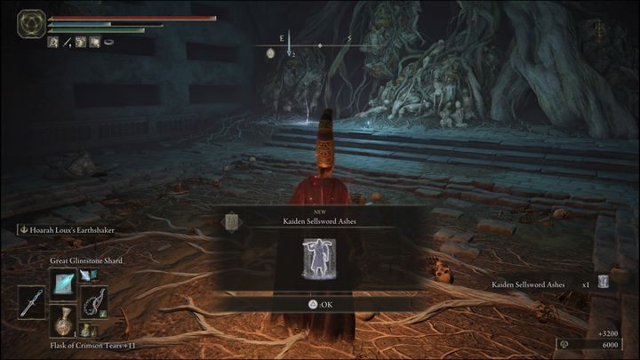 For defeating the fourth version of the boss, which is located in Caelid, and more specifically in the Minor Erdtree Catacombs, you will receive Mad Pumpkin Head Ashes and 7400 Runes - Elden Ring: How to beat Burial Tree Watchdog? - Elden Ring: All bosses in Limgrave - Elden Ring Guide