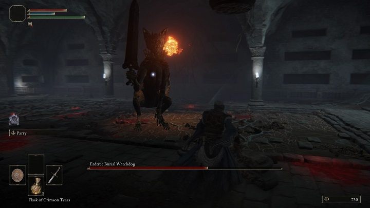 You should also watch out for his fire breathe - the boss will follow you - Elden Ring: How to beat Burial Tree Watchdog? - Elden Ring: All bosses in Limgrave - Elden Ring Guide