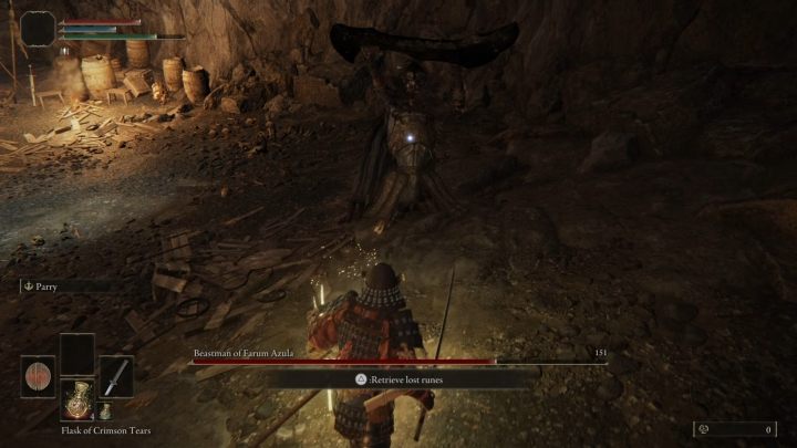 The Beastman of Farum Azula usually attacks with two slashes of his greatsword - Elden Ring: How to beat Beastman of Farum Azula? - Elden Ring: All bosses in Limgrave - Elden Ring Guide