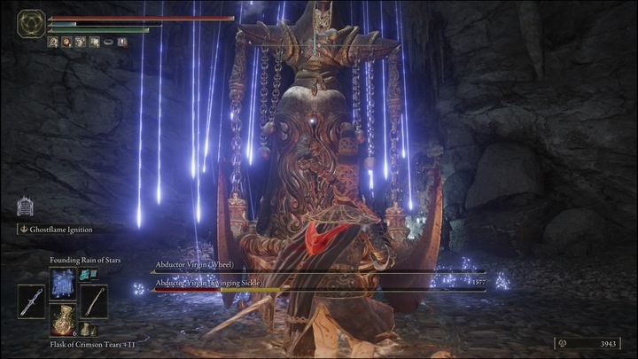 After defeating the virgin with the wheel, eliminate the one wielding the swinging sickle - Elden Ring: How to beat Abductor Virgin? - Elden Ring: All bosses in Volcano Manor - Elden Ring Guide