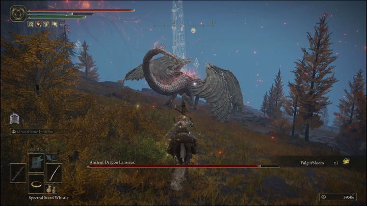 In the second location, the boss will start with the same amount of health she had before escaping - Elden Ring: How to beat Ancient Dragon Lansseax? - Elden Ring: All bosses in Altus Plateau - Elden Ring Guide