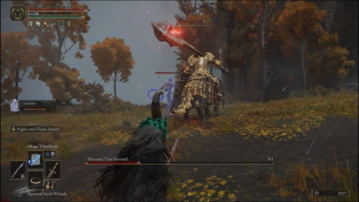 The biggest problem, however, may be red lightning, which he will spam constantly - Elden Ring: How to beat Draconic Tree Sentinel? - Elden Ring: All bosses in Altus Plateau - Elden Ring Guide