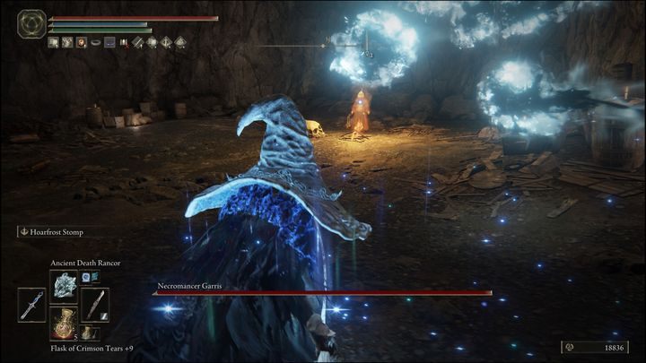 When you are separated by a long distance, he will start using rancors all the time - Elden Ring: How to beat Necromancer Garris? - Elden Ring: All bosses in Altus Plateau - Elden Ring Guide