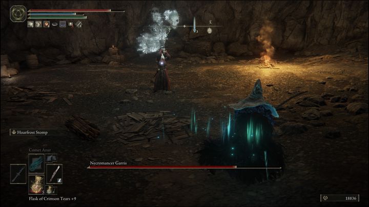 Apart from standard attacks and death magic, there isn't much more to the boss - Elden Ring: How to beat Necromancer Garris? - Elden Ring: All bosses in Altus Plateau - Elden Ring Guide