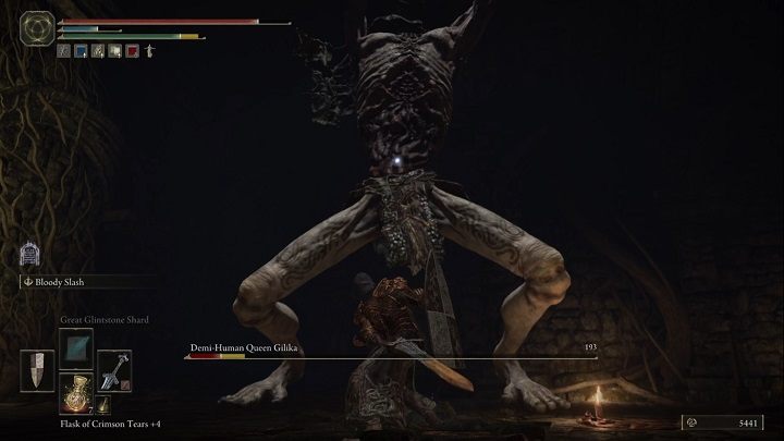 Watch out - sometimes the queen can raise her arms up high - Elden Ring: How to beat Demi-Human Queen? - Elden Ring: All bosses in Altus Plateau - Elden Ring Guide