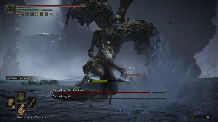 The second gargoyle uses primarily double blades, but also has an axe - Elden Ring: How to beat Valiant Gargoyle? - Elden Ring: All bosses in Nokron, Eternal City - Elden Ring Guide