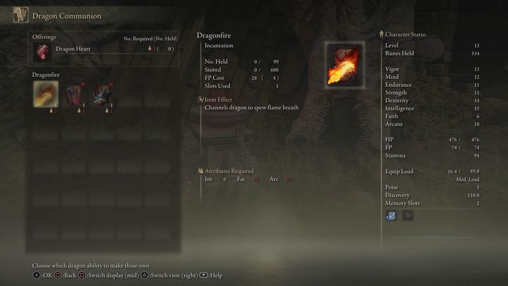 Travel to the Church of Dragon Communion - Elden Ring: Sorceries and Incantations (Limgrave) - list - Elden Ring: Limgrave - Elden Ring Guide