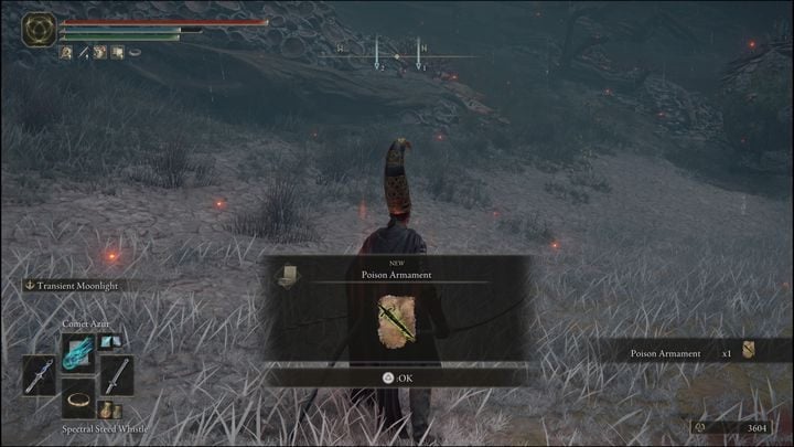 Travel to the area marked on your map (the northern part of Swamp of Aeonia) - Elden Ring: Caelid Sorceries and Incantations - locations - Elden Ring: Caelid - Elden Ring Guide