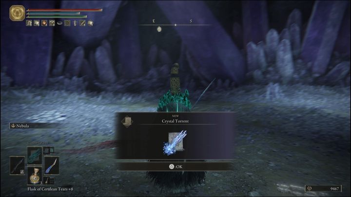 You will receive the spell by defeating the Crystallians Trio in the Sellia Hideaway - Elden Ring: Caelid Sorceries and Incantations - locations - Elden Ring: Caelid - Elden Ring Guide