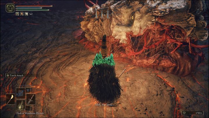 After defeating Rykard, Lord of Blasphemy , reset the location by resting at a Site of Grace Tanith will be found at the Rykard's body - Elden Ring: Sorceries and Incantations (Mt. Gelmir) - list of all - Elden Ring: Mt. Gelmir - Elden Ring Guide