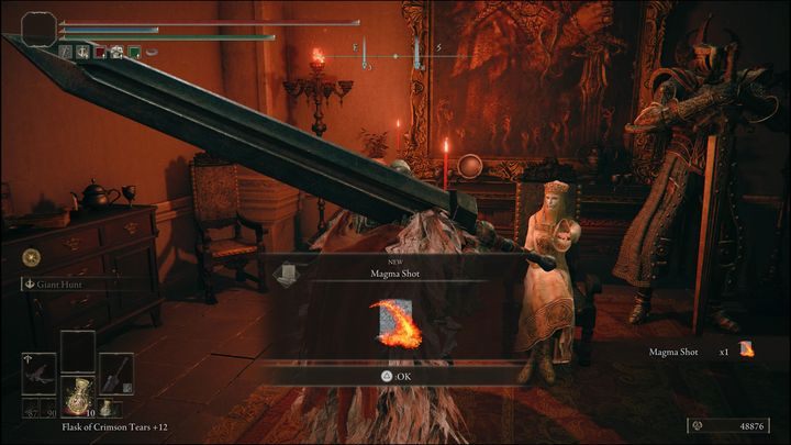 After completing the task, return to Tanith and she will reward you with the spell - Elden Ring: Sorceries and Incantations (Mt. Gelmir) - list of all - Elden Ring: Mt. Gelmir - Elden Ring Guide