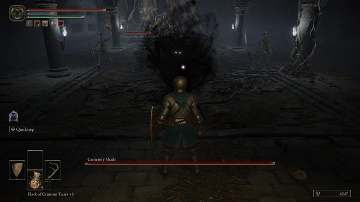 Naturally, you still need to watch out for the boss when eliminating the skeletons - Elden Ring: How to beat Cemetery Shade in Liurnia of the Lakes? - Elden Ring: All bosses in Liurnia of the Lakes - Elden Ring Guide