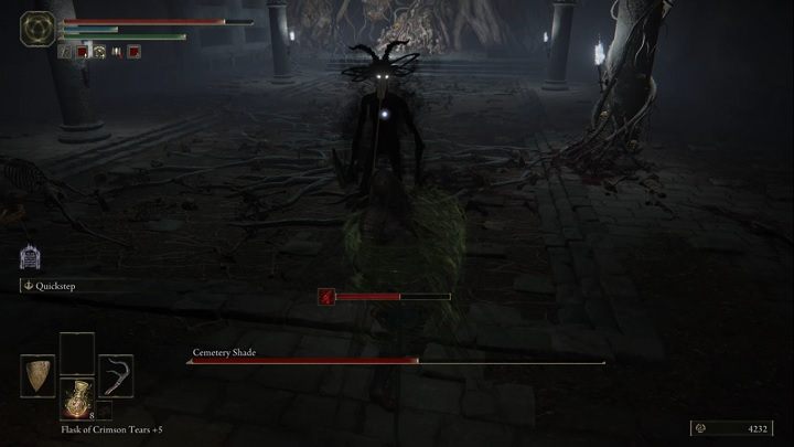 Fighting the boss alone is much easier - Elden Ring: How to beat Cemetery Shade in Liurnia of the Lakes? - Elden Ring: All bosses in Liurnia of the Lakes - Elden Ring Guide